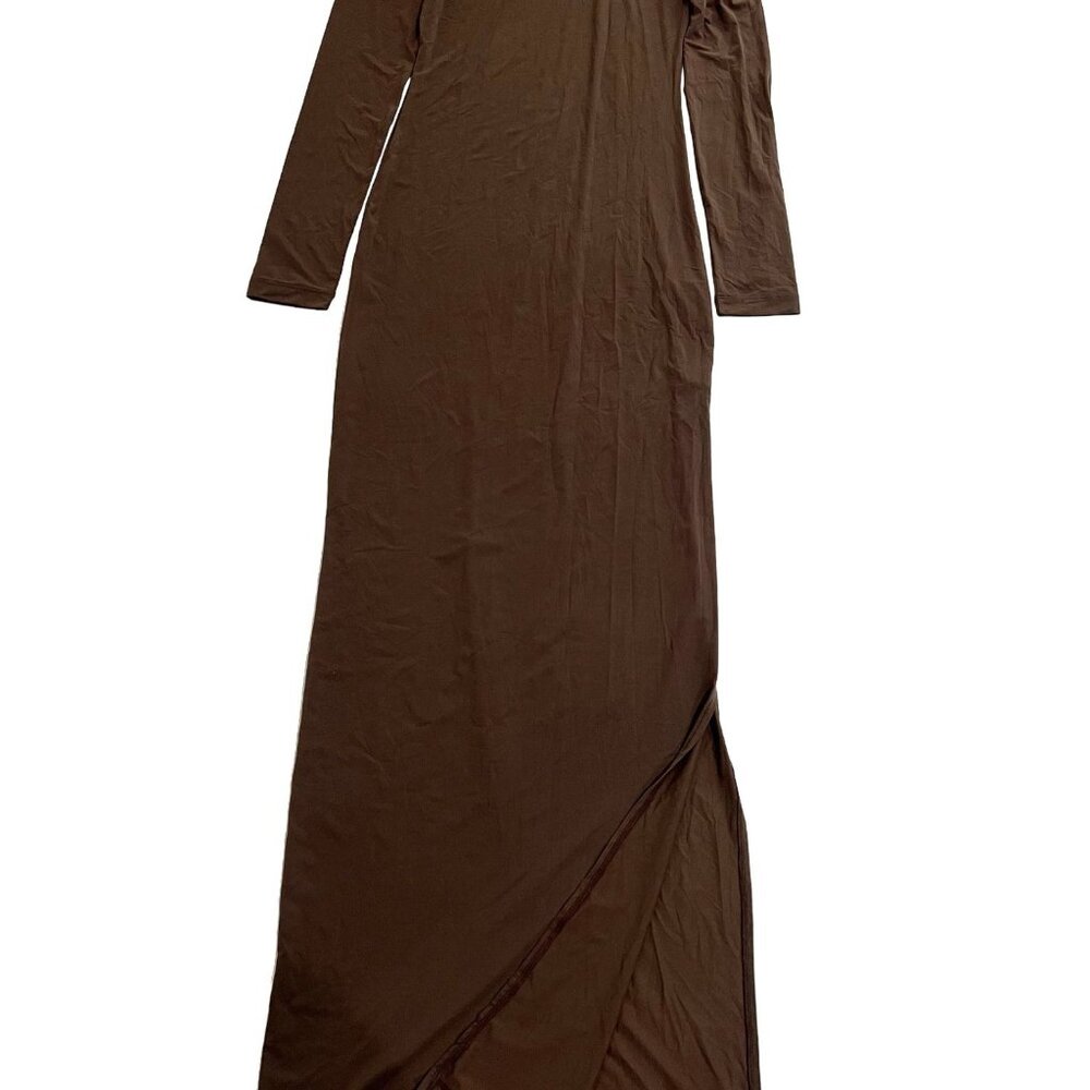 CHAM Long Dress in Brown